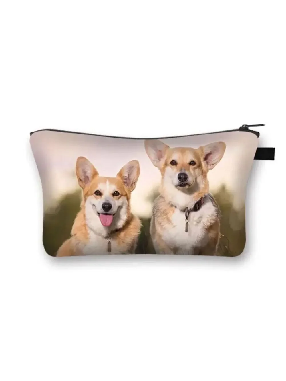 Corgi Dog Makeup / Cosmetic Zipper Bag – NWT